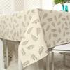 Modern Simple Polyester Cotton Fresh Green Olive Branch Lace Tablecloth Coffee Table Tablecloth Table Cloth Cover Towel