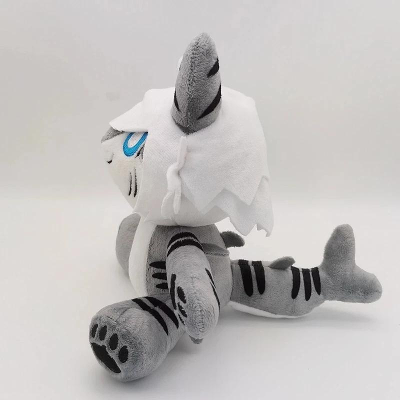 Giocattoli Peluche Cambiati Gioco Cambiato Puro Gatto Squalo Peluche Morbido Giocattolo Animale Ripieno Regalo di Compleanno Giocattoli per Bambini Ragazzi Ragazze 25CM