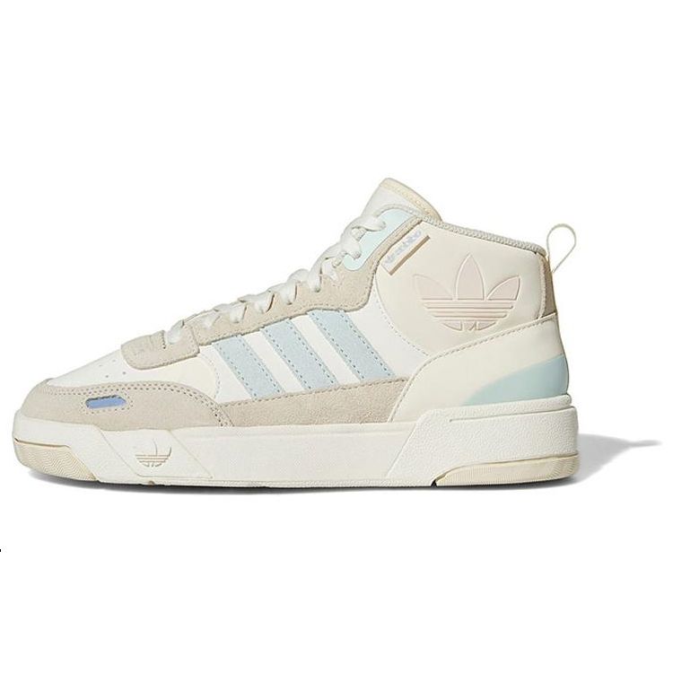 

Adidas Originals Post Up Leather Retro Slip Resistant Durable Mid Top Sneakers Women Sneakers Off-White GV9330 36⅔