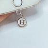 Dust Plug For Phone - Metal Pendant With 26 White English Letters - Dust Plug For Phone Jack,mobile Phone Decorations