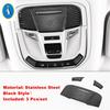 Black / Silver Pillar A Stereo Speaker / Reading Light Decor Accessories Cover Trim For Great Wall GWM WEY TANK 300