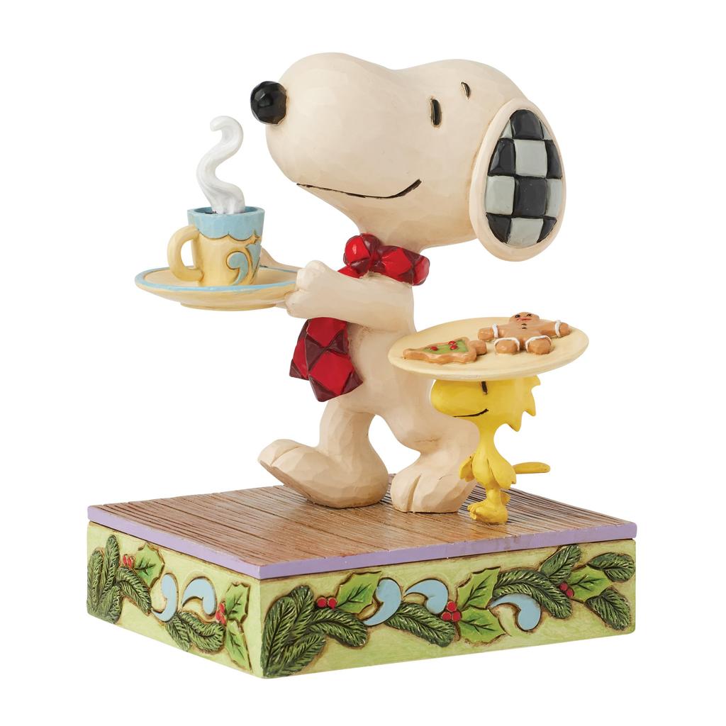 JIM SHORE Snoopy Woodstock Cookies 6017233 & <Christmas>