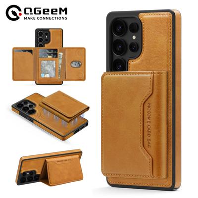 Abnehmbare 2-in-1-Geldbörse mit magnetischem Ständer und Kartenhalter, Leder-Telefonhülle für Samsung S22 S23 S24 S25 plus Ultra S24 FE Cover