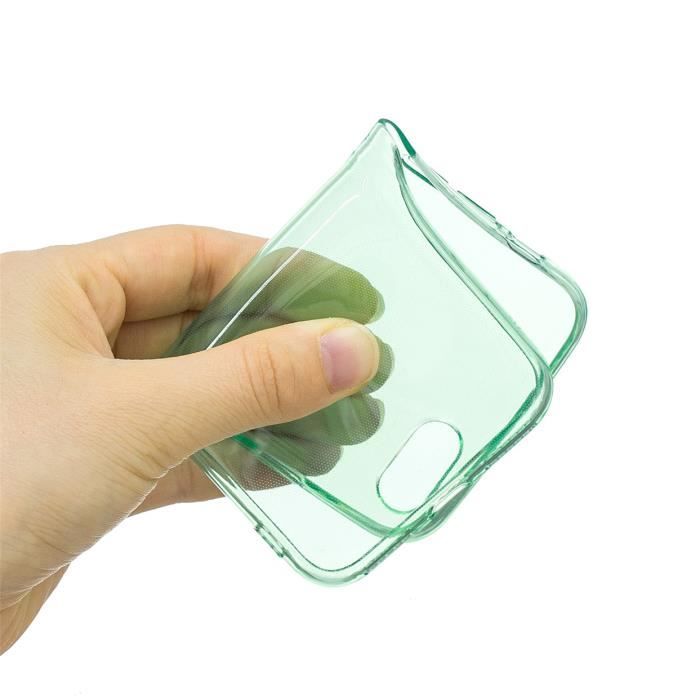 Coque et Film Protecteur - Apple - iPhone 11 Pro Max - Vert - 2PCS Verre Trempé - 1PCS TPU Silicone