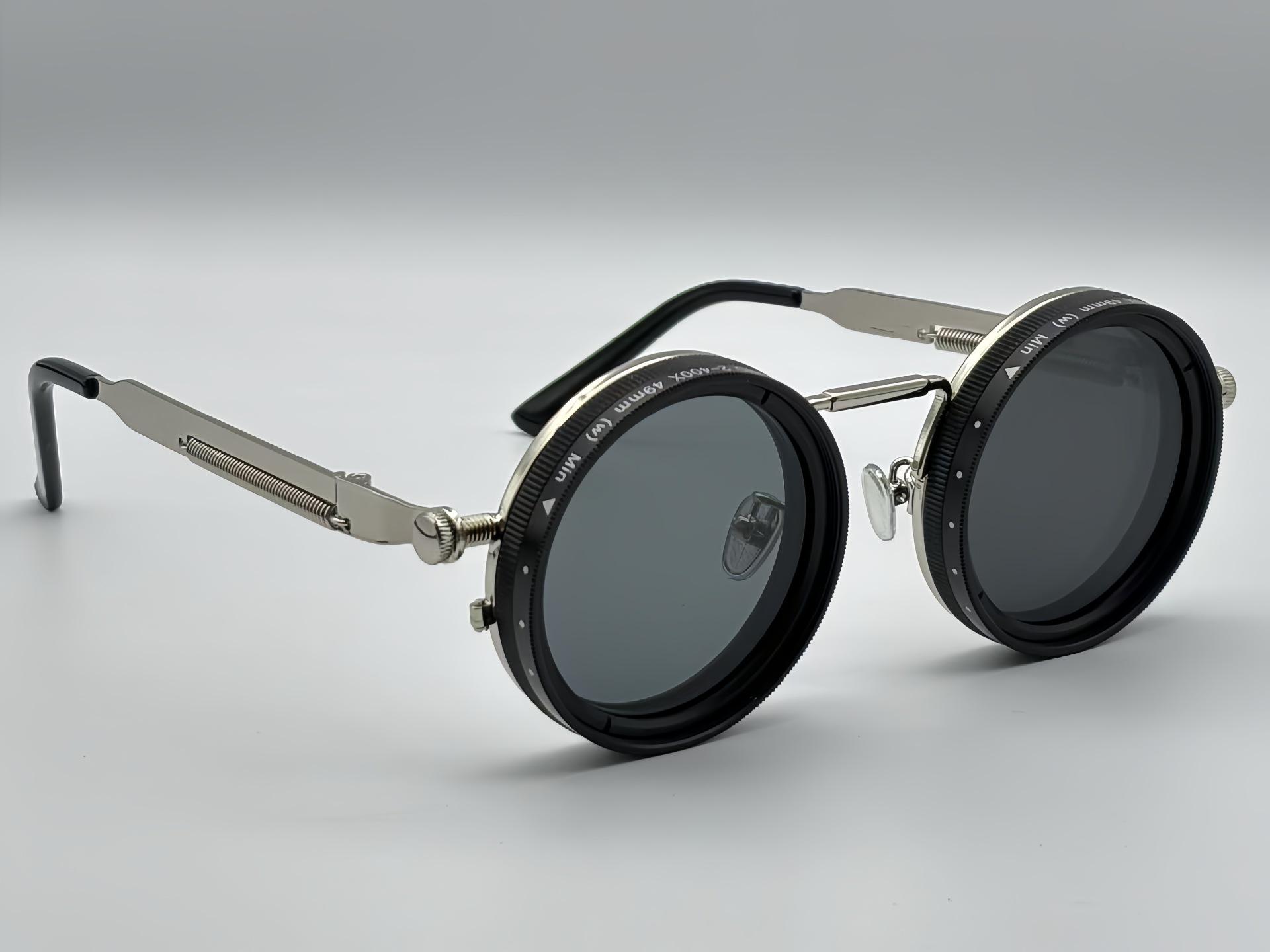 

ND Dimming Mirror Sunglasses: Manual Rotation Adjustment for Sunlight, Ideal for Fishing, Travel, Driving, and Outdoor Activities for Men and Women.