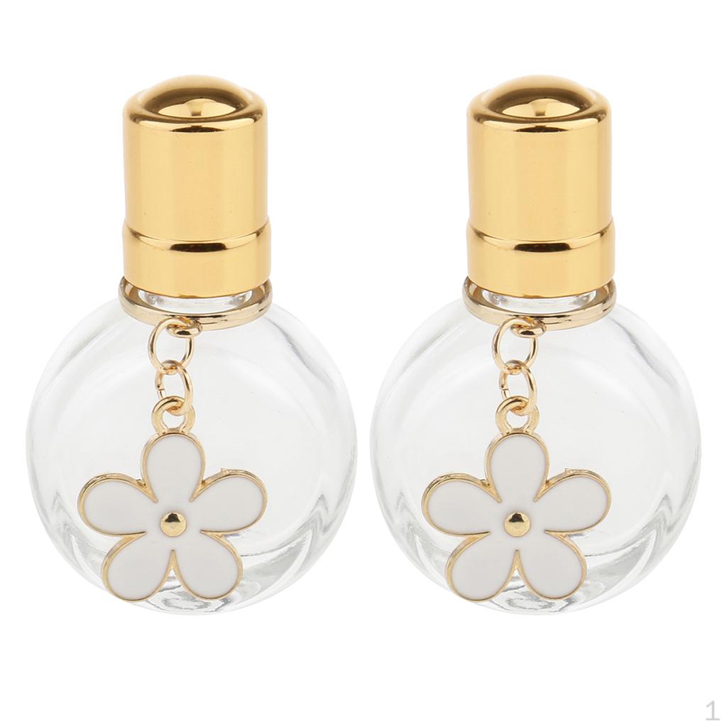 

10ml Empty Bottle Glass Roller Bottles For Perfume Essential Oil 2x