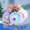 Portable Musical Instrument Toy Mini Size Palm Piano Piano Key Chain  Backpack Decoration