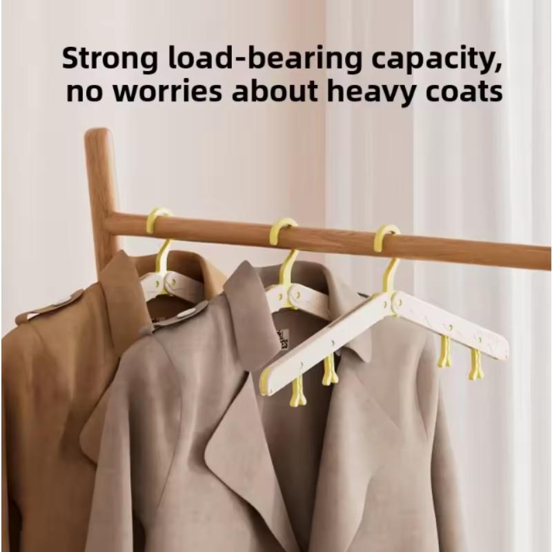 New Portable Multifunctional Travel Cute Clothes Hanger, Home Student Dormitory Clothes Hanger, Foldable Clothes Hanger