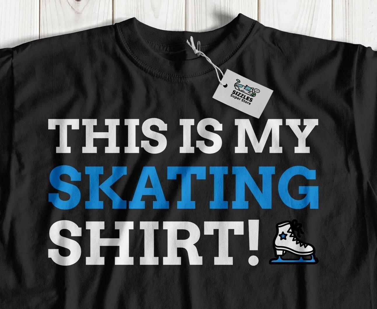 This Is My Skating Shirt Unisex Funny Ice Skater T-Shirt Ice & Figure Skater Tee 2XL