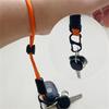 1Pcs/Pack Creative Simple Color Blocked Braided Rope Anti Lost Keychain Backpack Hanging Accessories Car Keychain Hanging Rope