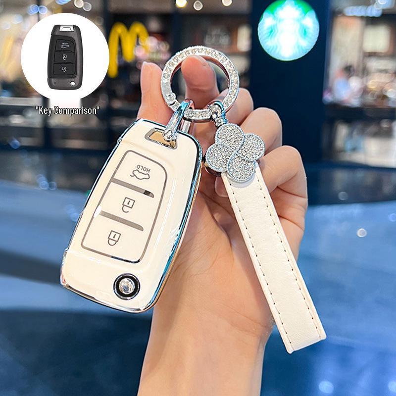 Kompatibel mit 20 Modellen: Schlüsselabdeckung für Beijing Hyundai New Elantra, Verna, ix25, Mistra, ix35 - Schutzschale Schnalle