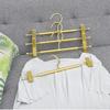 10 Pieces Space Aluminum Alloy Pants Clip Metal Hooks Clothes Skirt Dress Trousers Hangers Wardrobe Multifunctional Storage Rack