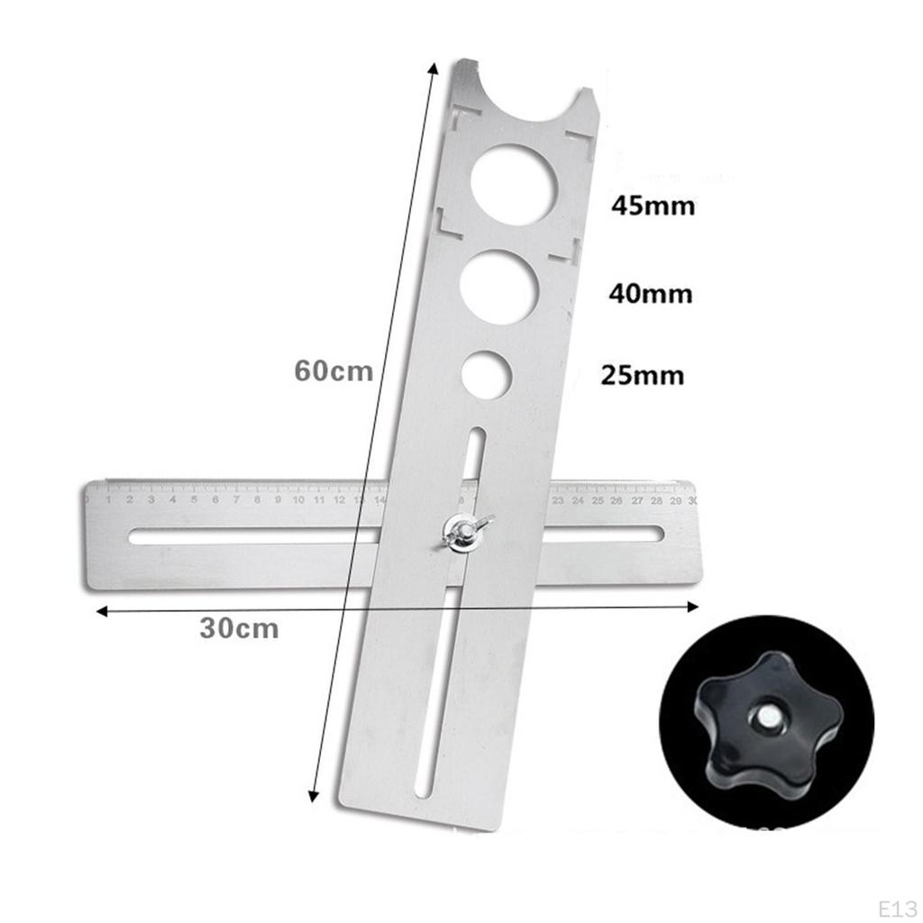 Riglă pentru găuri în faianță Ceramică Artefact de găurire Perforator pentru perete