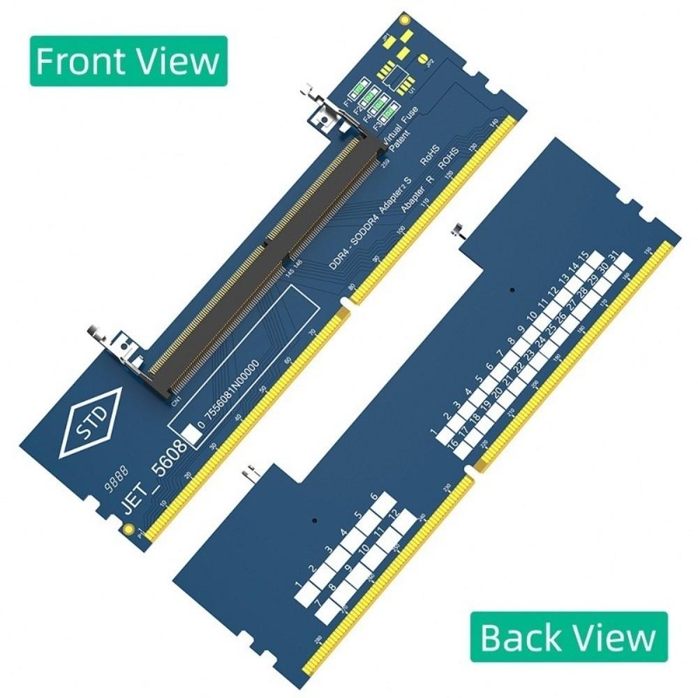 4 Layered PCB DDR4 Memory Adapter 5.26in×1.38in SO DIMM Converter  For Computer