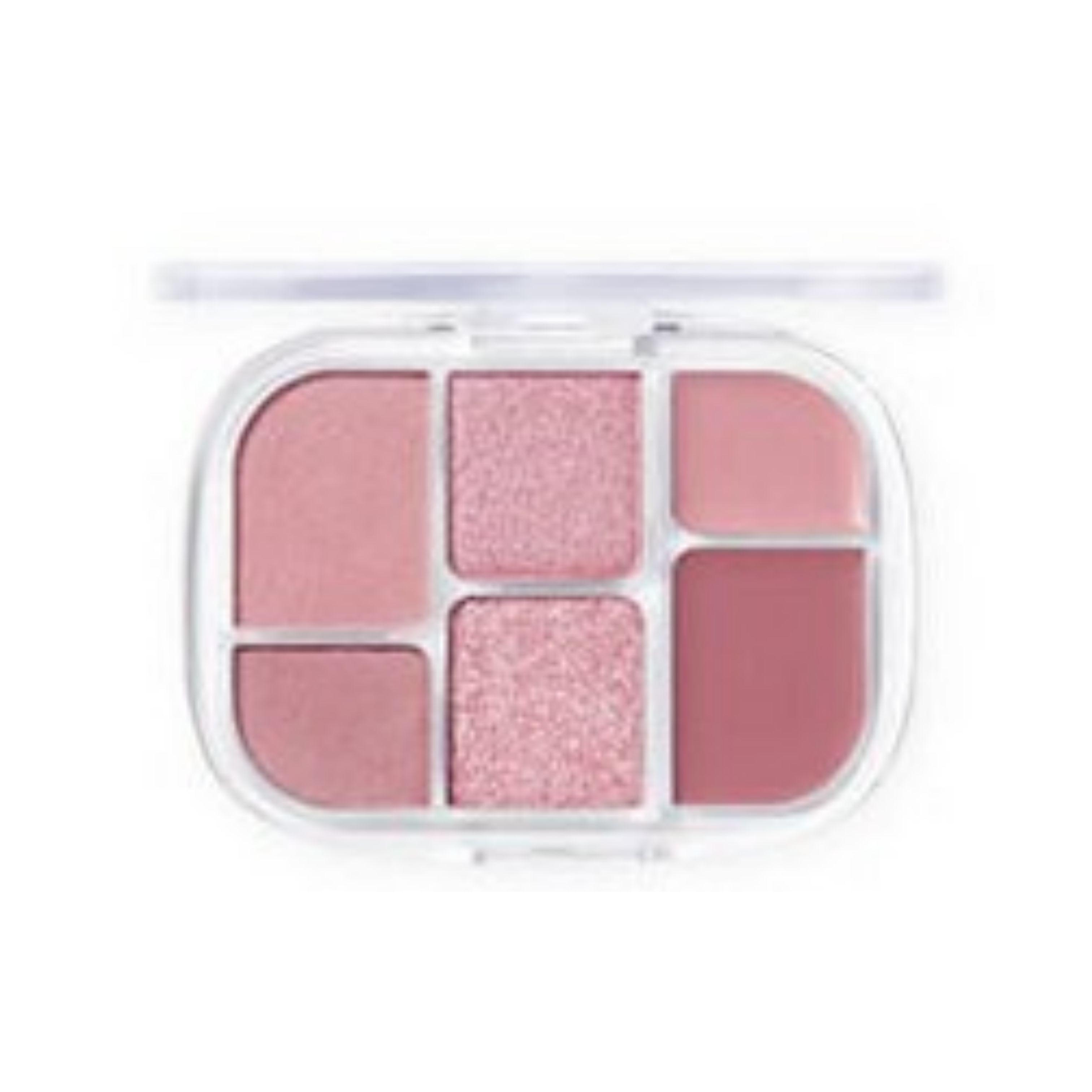 WAKEMAKE Soft Sheer Multi Palette 13COLOR 02 Lazy Rose