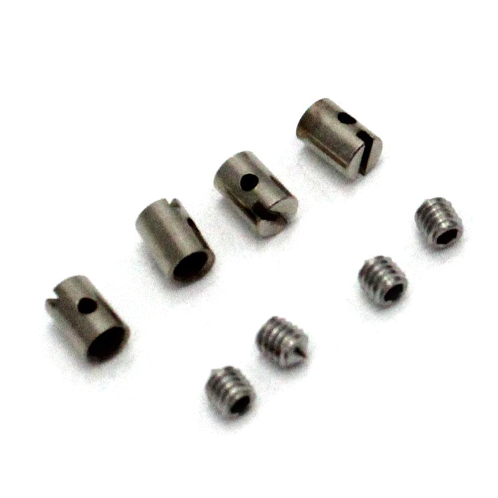 5mm Metal Cable Nipples with Screws, Solderless Installation, Proof, for Throttle and Carb Cables