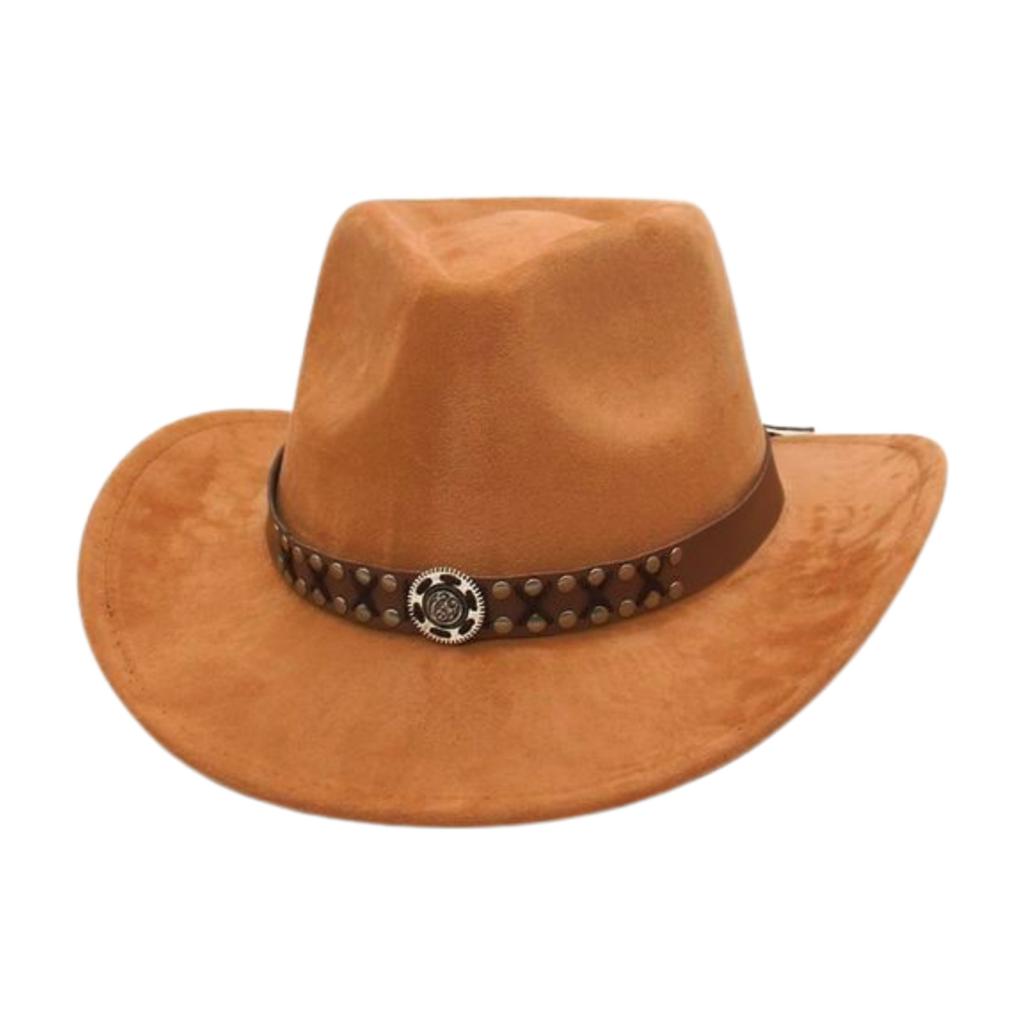 Vacation Travel Horseback Riding Hat Cowboy Hat Vintage Versatile Suede Jazz Hat