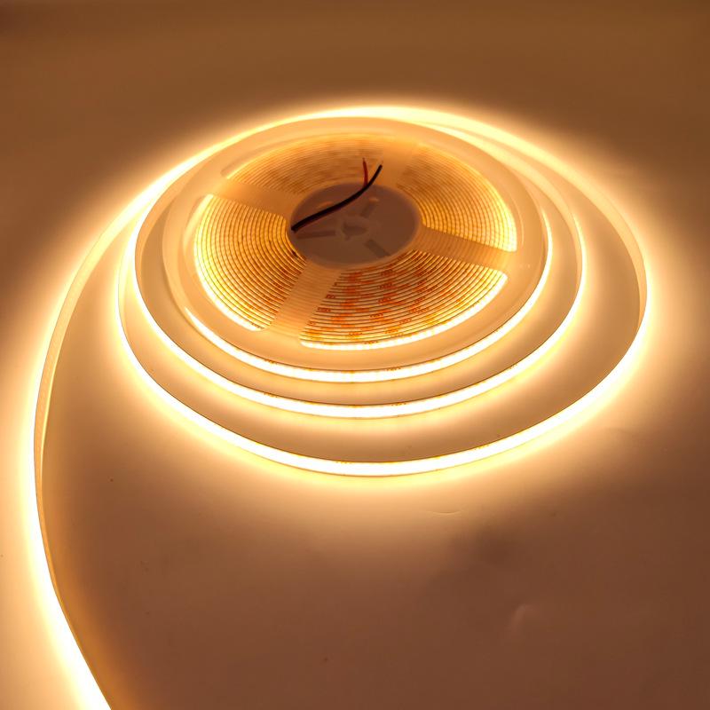 5V COB LED Strip, USB Touch Switch, 300 LEDs, 1.7cm Cuttable, 8MM Self-Adhesive