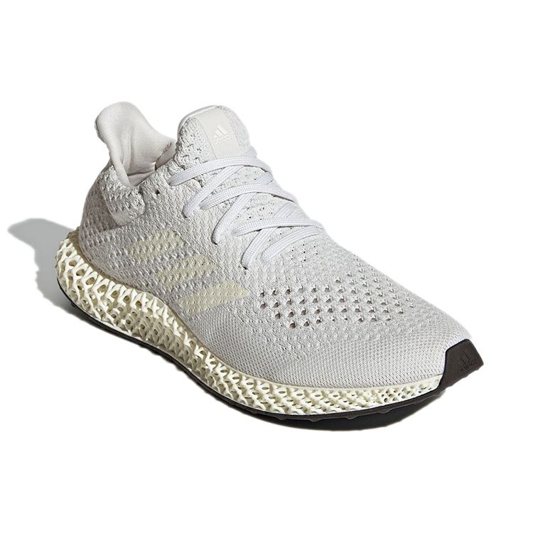 Adidas Futurecraft 4D Crystal White Unisex Sneakers Chalk-White Core-Black Q46229