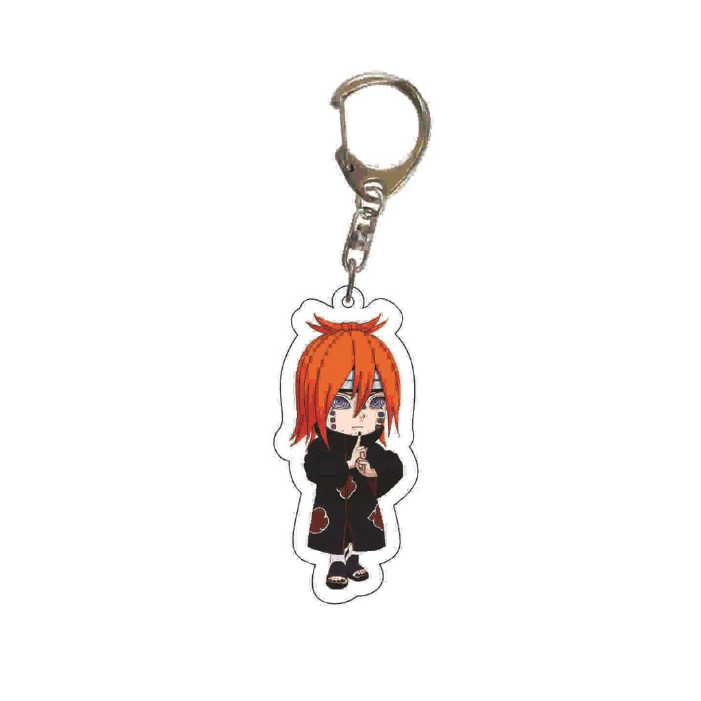 Llavero acrílico de Anime Naruto, accesorio, llavero de dibujos animados de Uzumaki Naruto