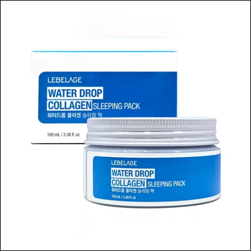 Lebelage Waterdrop Collagen Sleeping Pack 100ml / exp 2026.09.25
