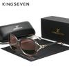 KINGSEVEN Trendy Women‘s Sunglasses Luxury Lady Anti-UV400 Polarized Glasses Fox Oval Frame Casual Shopping Fashion Eyewear