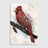Northern Cardinal Metal Sign Club Party Living Room Custom Poster Tin Sign Posters