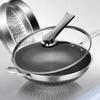 40cm Deep Stone Non-stick Wok with Lid