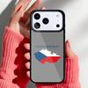 Czech Republic Czech Flag Phone Case for iPhone 17 16 15 14 13 Pro Max Back Cover for 12 11 Pro Coque