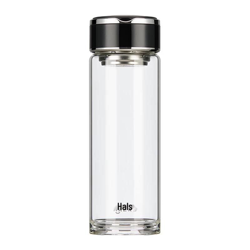 Huale Portable Single-Layer Glass Tea Infuser Bottle