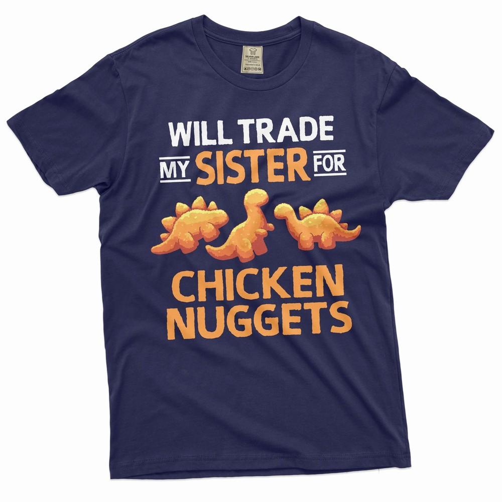 

Мужская смешная футболка Футболки для брата и сестры Юмористические подарки Семейная футболка для него S