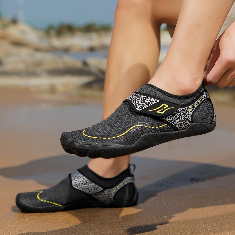 Adult Beach Snorkeling & Diving Shoes for Men & Women - Lightweight Barefoot Wading & Swimming