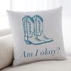 Singer M-Megan M-Moroney Am I Okay cushion cover Home Bedding Sofa living Room pillowcase Simple Soft Skin Cushion Cover