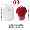 3D Flower Pot Rose Lily Tulip Bouquet Candle Silicone Mold DIY Aromatherapy Plaster Resin Molds Wedding Decor Valentine Day Gift
