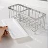 Sink Sponge Holder Kitchen Rack Sponge Holder for Sink Kitchen Sink Organizer Anti-Rust Sponges Scrubbers Soap  Dish Rack