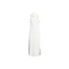 Originals Rib Dress Logo Striped High-Waist Long Sleeveless Dress Women Dress White IT9860
