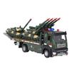 Flatbed Truck Toy with 2pcs Tank Simulation Alloy Military Truck Model Diecast Military Transporter