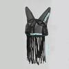 Strong Dark Fly Cover For Equines Offering Breathable Openwork Structure And Gentle Inner Lining