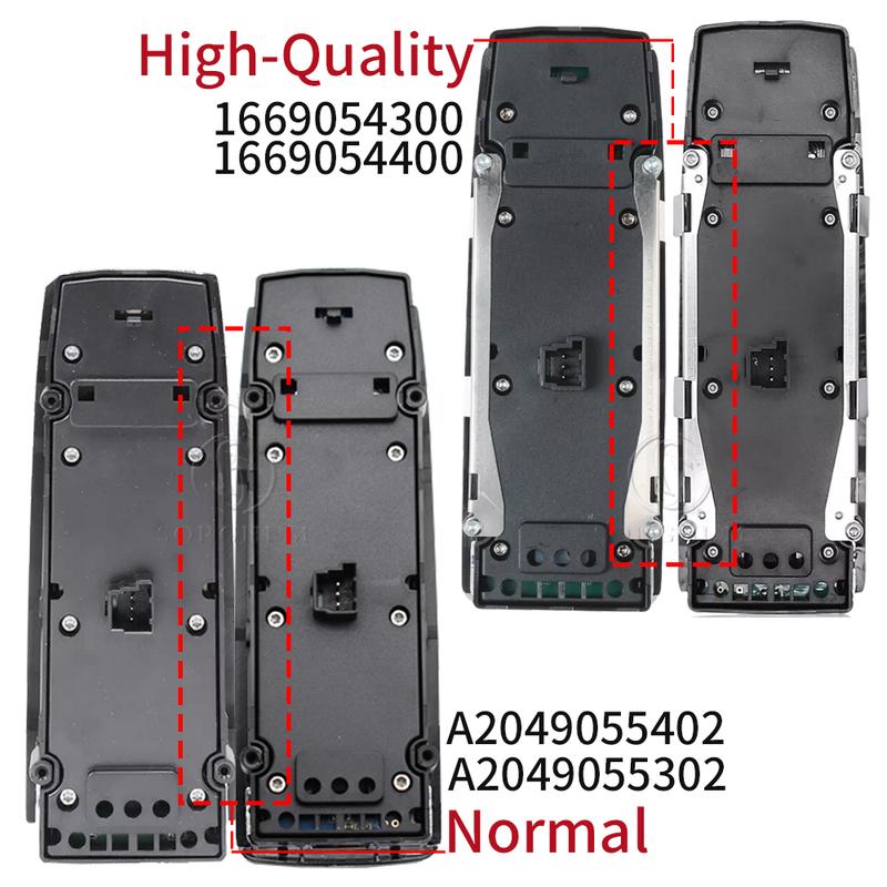 Window Switch For Mercedes Benz W212 W204 W117 W176 W156 X204 A2049055302 A2049055402 Glass Button For Benz C E Class S212 C250