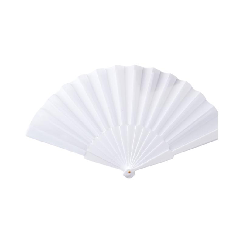 Folding Hand Fan,Plastic Hand Held Folding Fan Chinese Kung Fu Hand Fan Decorative Folding Fan for Dance,Home Decors белый