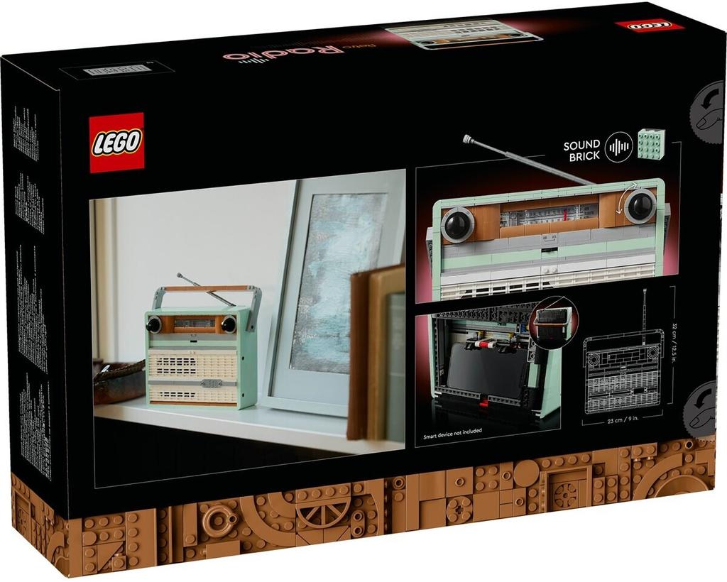LEGO Deko Icons Constructor – Retro – Boombox (10334)