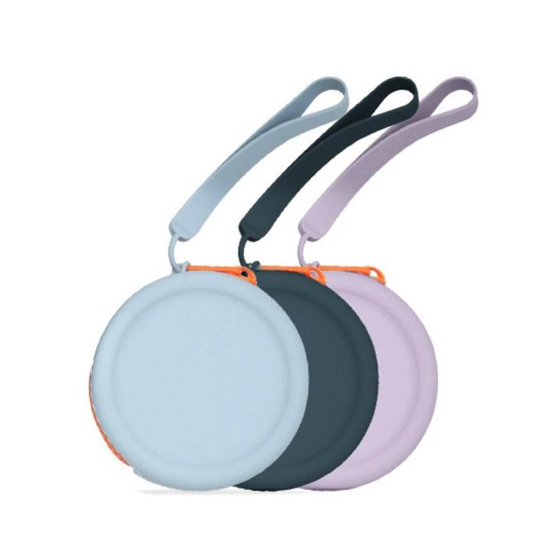 Portofel Popular din Silicon pentru Monede Mini Geantă Portofel Culoare Solidă Femei Fete Pliculeț pentru Chei Căști Cadou Copil