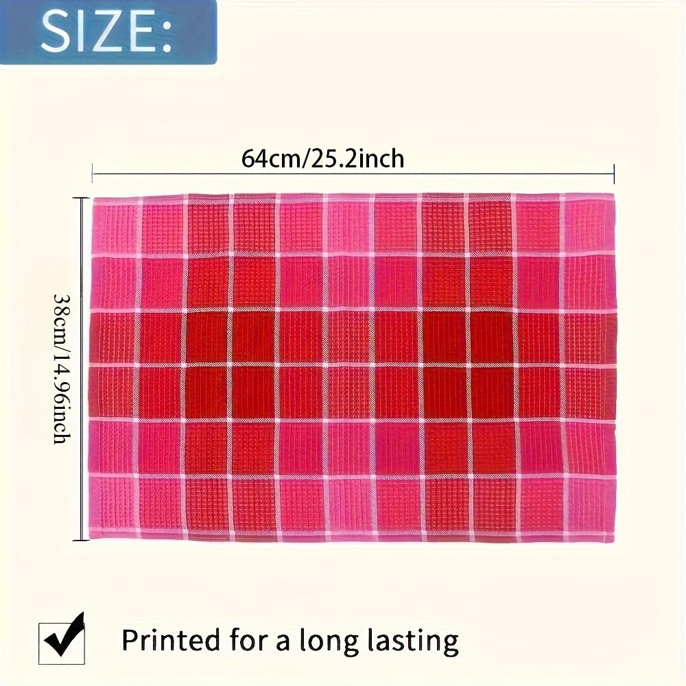 4/8pcs Large Kitchen Dish Towels - Super Soft, Highly Absorbent, Quick-Dry Cotton Towels with Bright Colors for Home Use