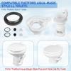 42049 Water Valve Style II Kit For Thetford Aqua Magic Style II Toilets, RV Toilet Water Valve Kit Replacement Style II Permanent Toilets, Rv Toilet
