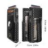 AirTag Wallet Carbon Fiber Leather Men's Slim Card Holder Rfid Metal Card Case