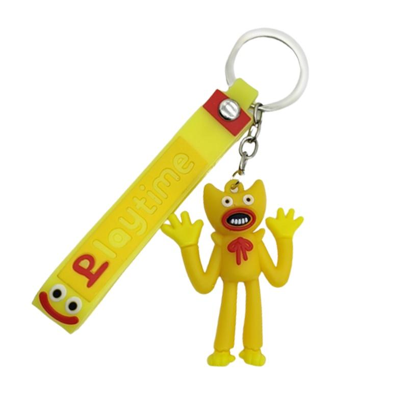 Playtime Keychain Poppy Toy Huggy Wuggy Keyring Doll Pendant Figures Kids Gift