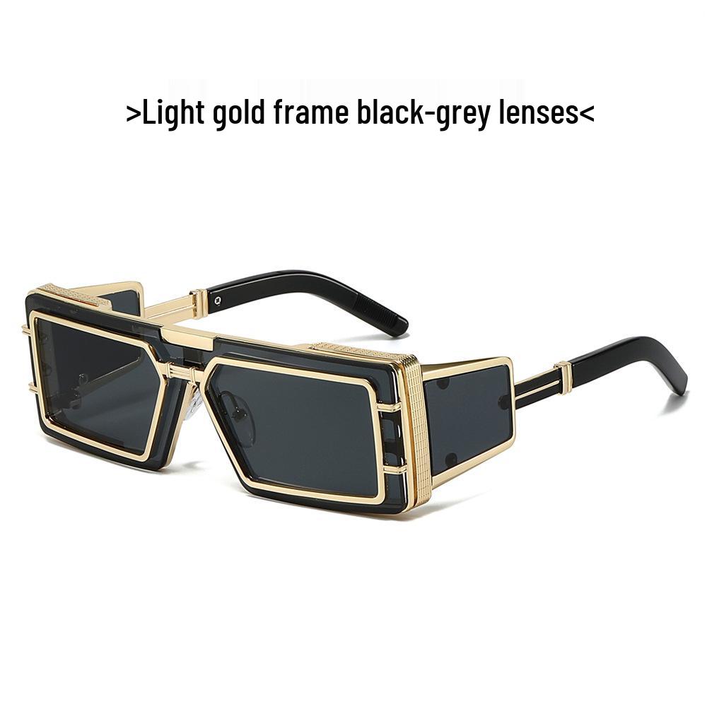 

Men s European & American Fashion Punk Style High-End Sunglasses