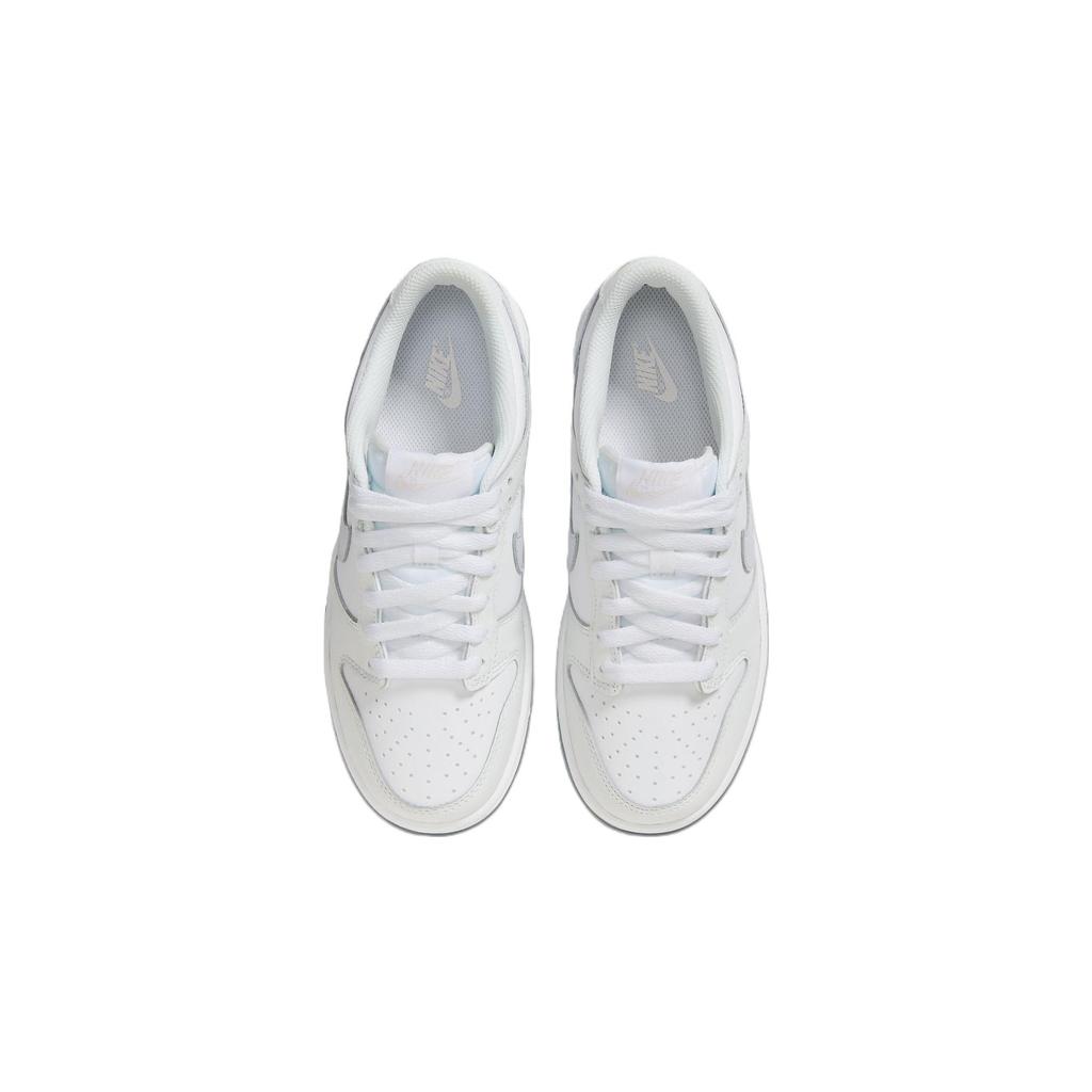 New Nike Dunk Low White Grey Teal GS FD9911-101