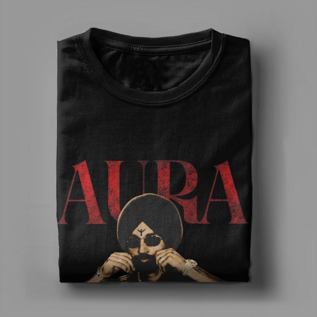 T-shirt Unisex Aura Diljit Dosanjh 2026 Abbigliamento in Cotone Novità Manica Corta Girocollo Maglietta T-shirt Taglie Forti