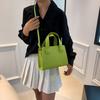 Trendy Women's Shoulder Bag With Inner Phone Pocket And Zipper Closure